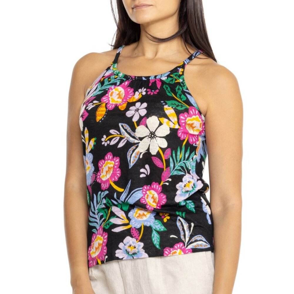 NEW C&C CALIFORNIA 100% LINEN KNIT cami top 1S6 267